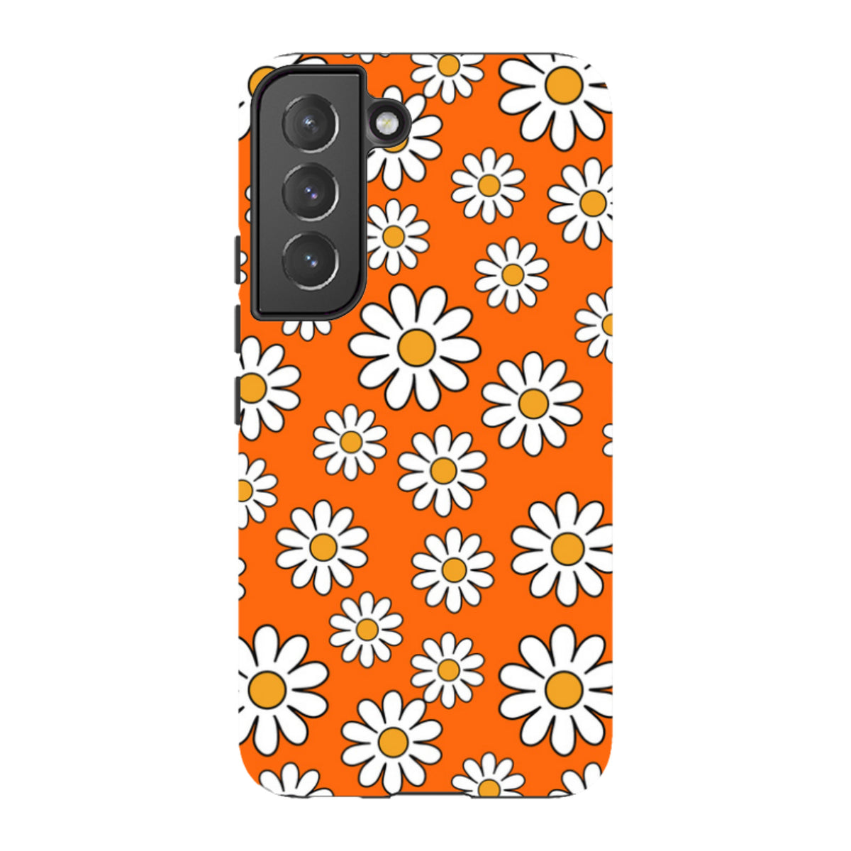 Samsung Tough Case - Orange Daisies