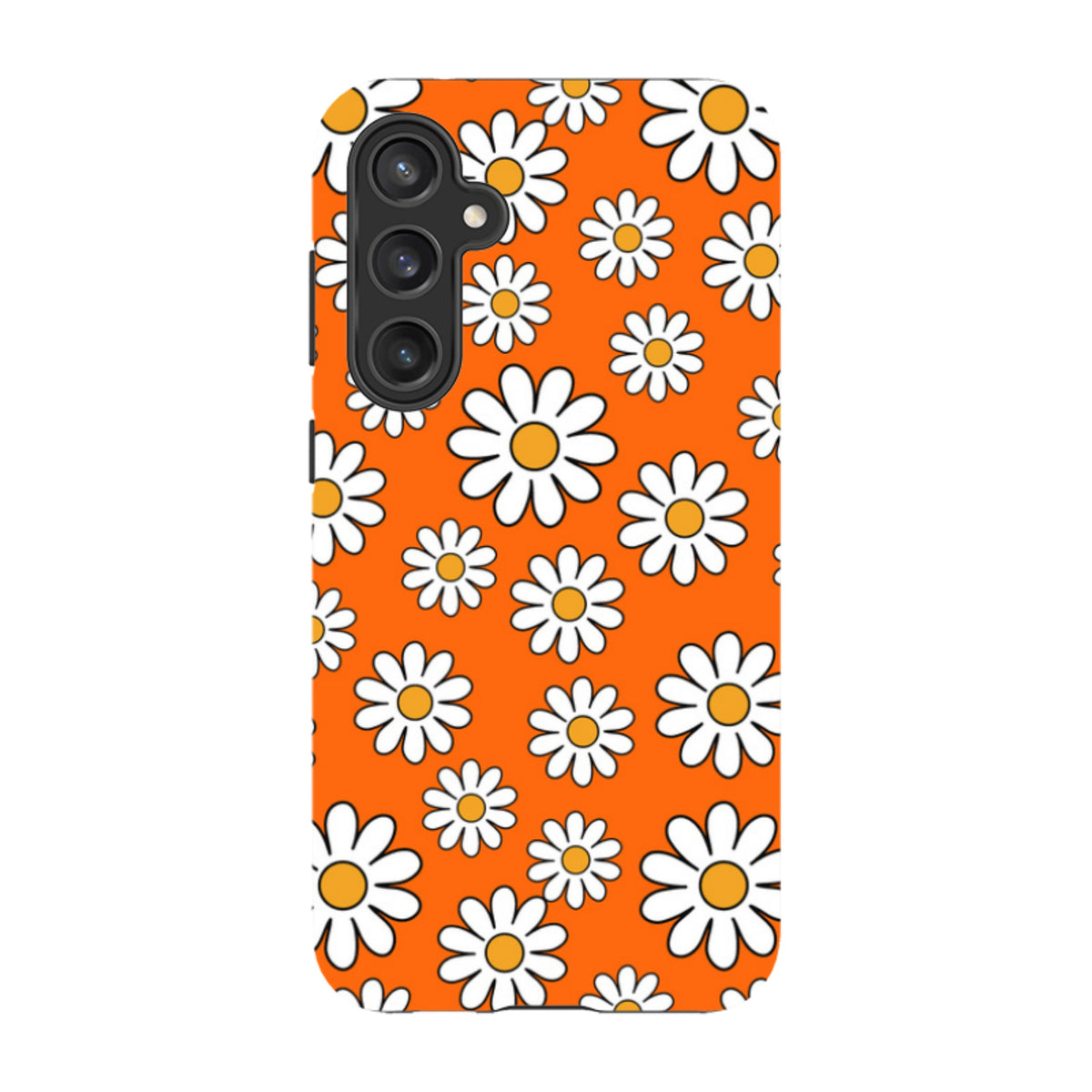 Samsung Tough Case - Orange Daisies