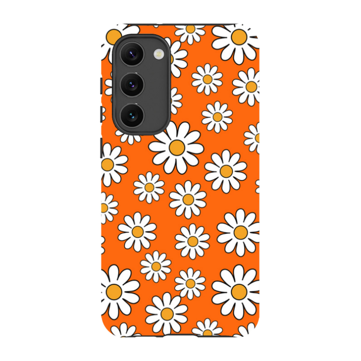 Samsung Tough Case - Orange Daisies