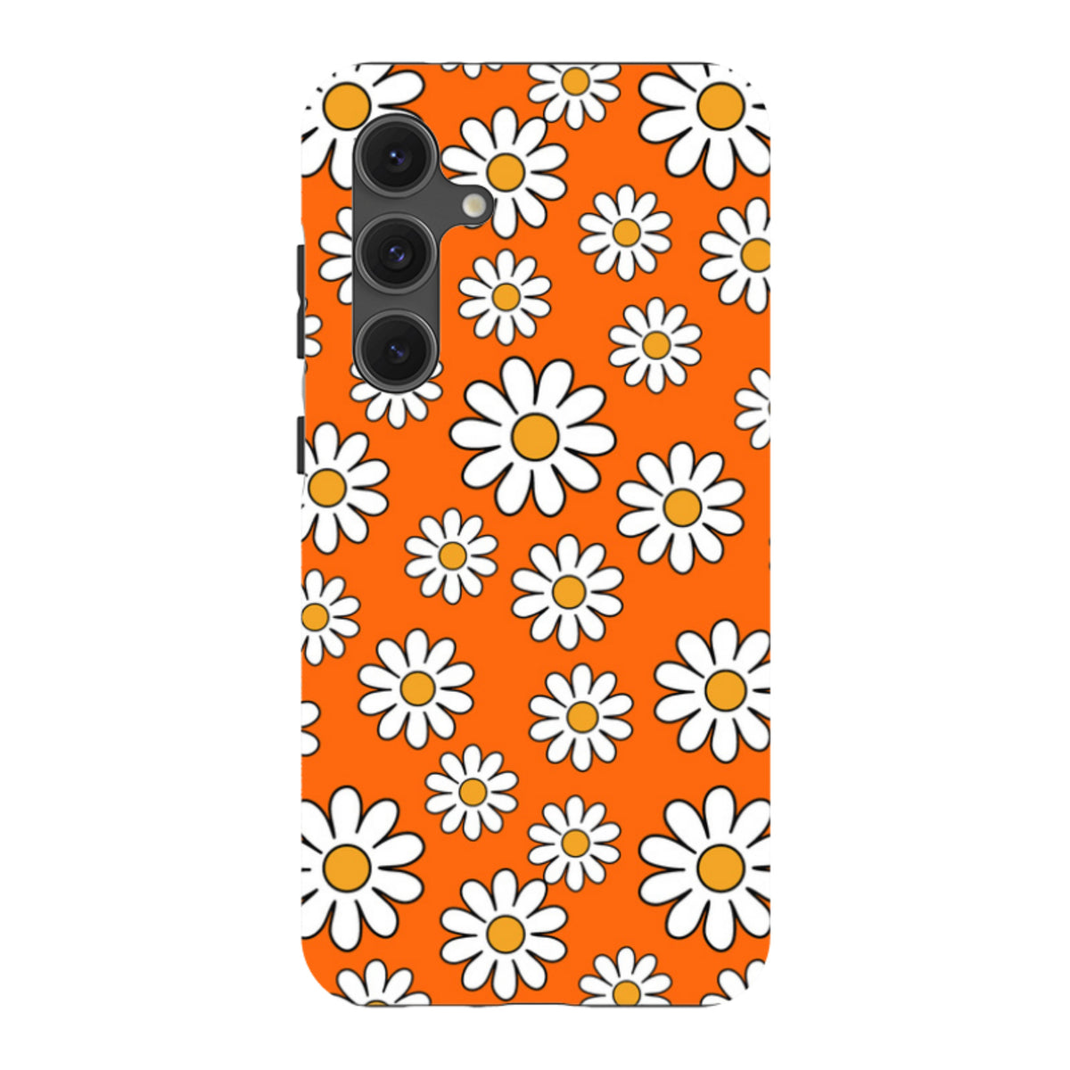 Samsung Tough Case - Orange Daisies