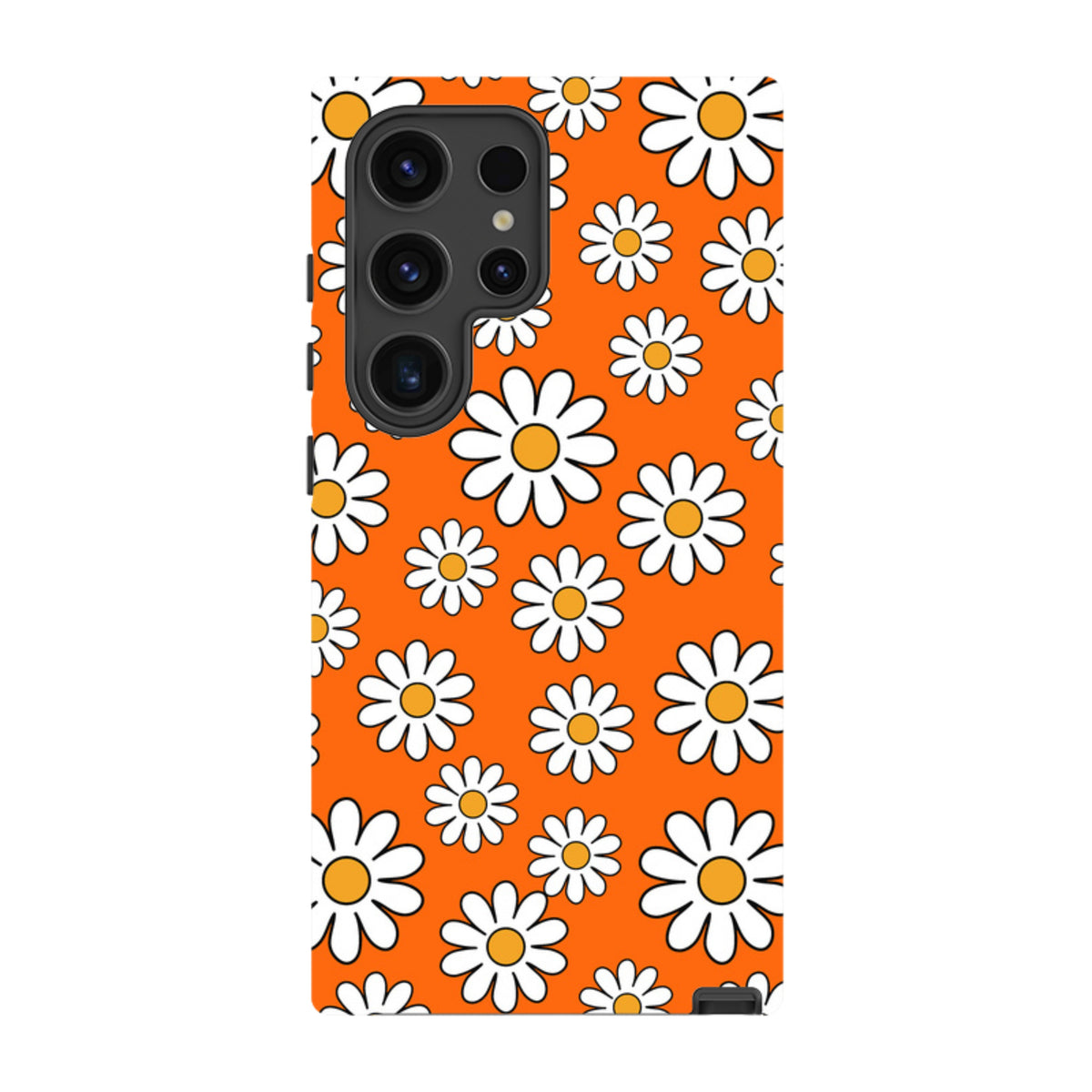 Samsung Tough Case - Orange Daisies