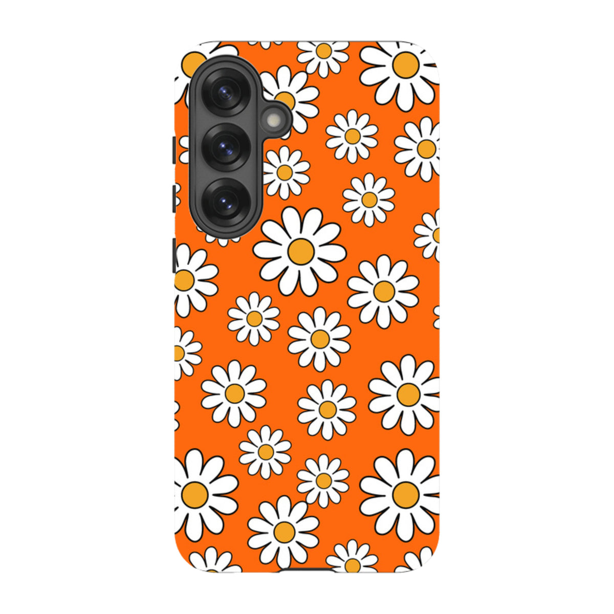 Samsung Tough Case - Orange Daisies