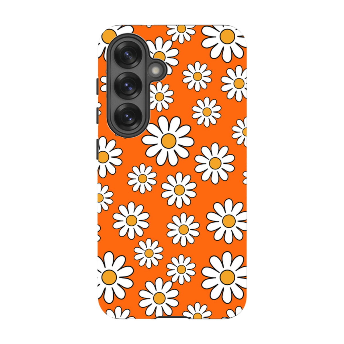 Samsung Tough Case - Orange Daisies