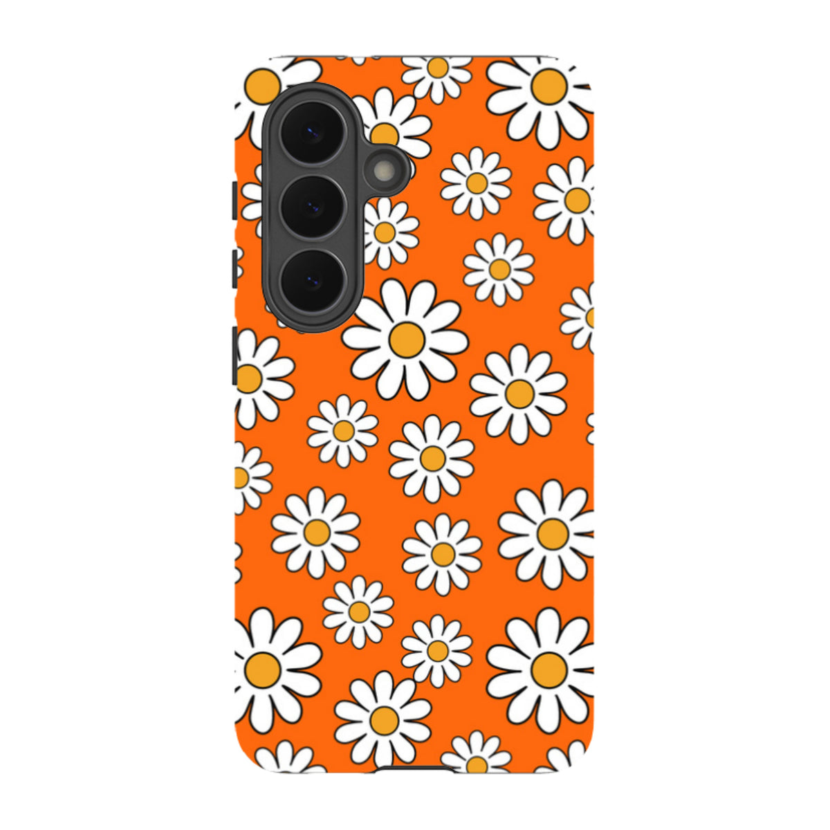 Samsung Tough Case - Orange Daisies