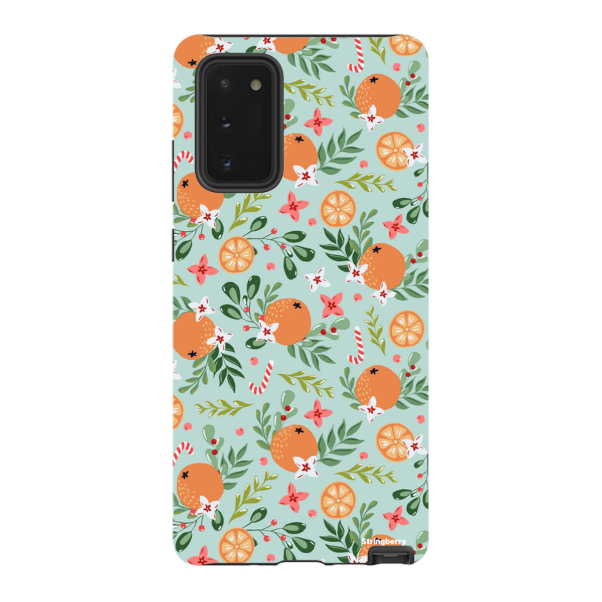 Samsung Tough Case - Oranges and Candy Canes