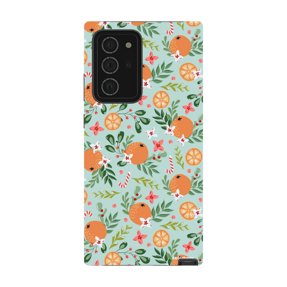 Samsung Tough Case - Oranges and Candy Canes