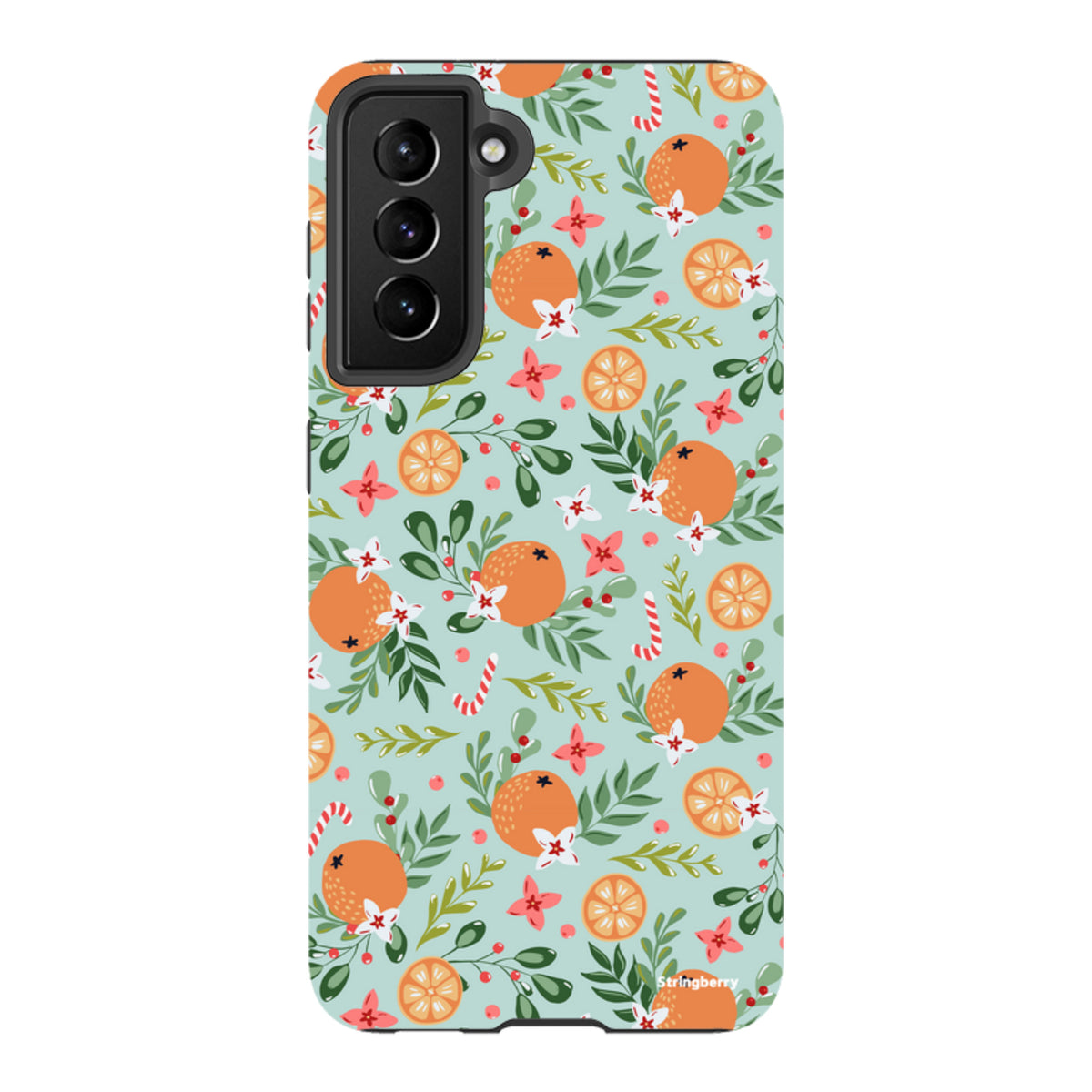 Samsung Tough Case - Oranges and Candy Canes