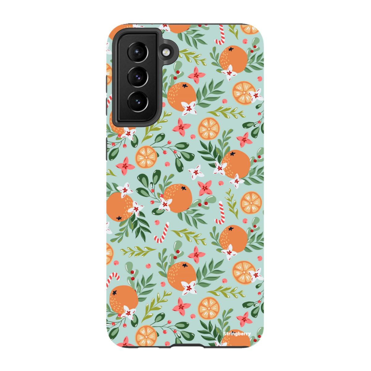 Samsung Tough Case - Oranges and Candy Canes