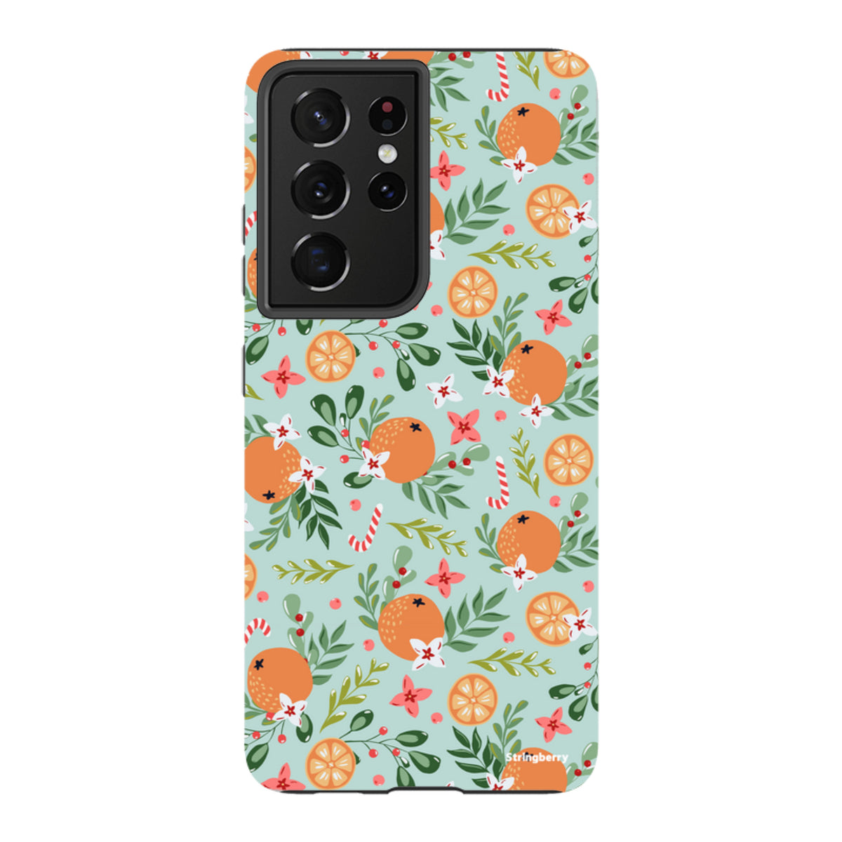 Samsung Tough Case - Oranges and Candy Canes