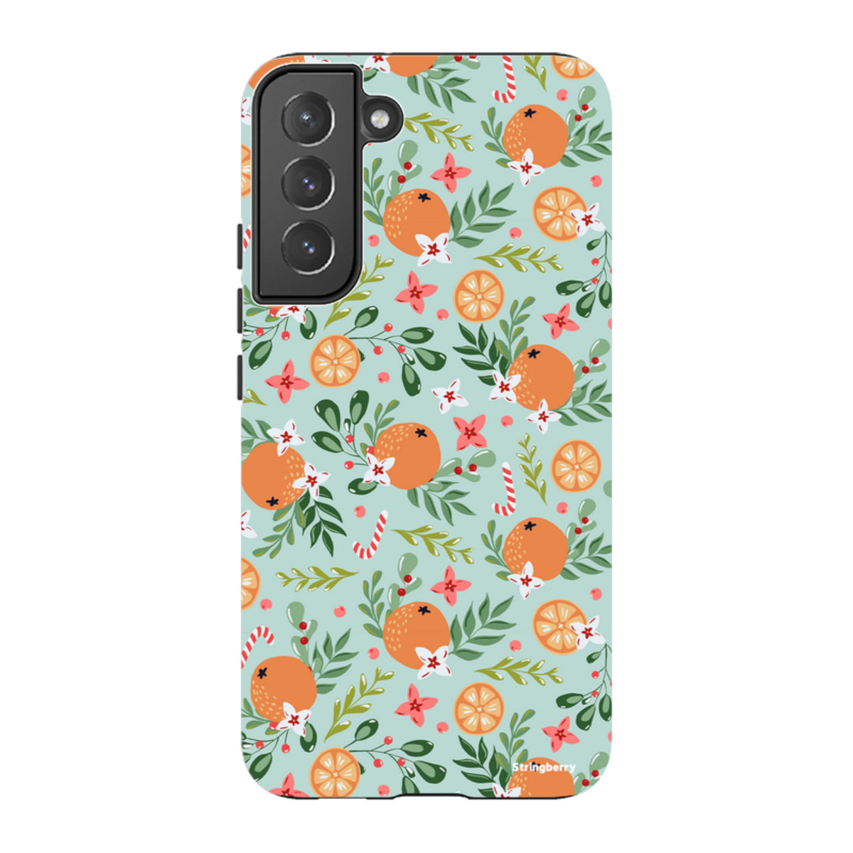 Samsung Tough Case - Oranges and Candy Canes