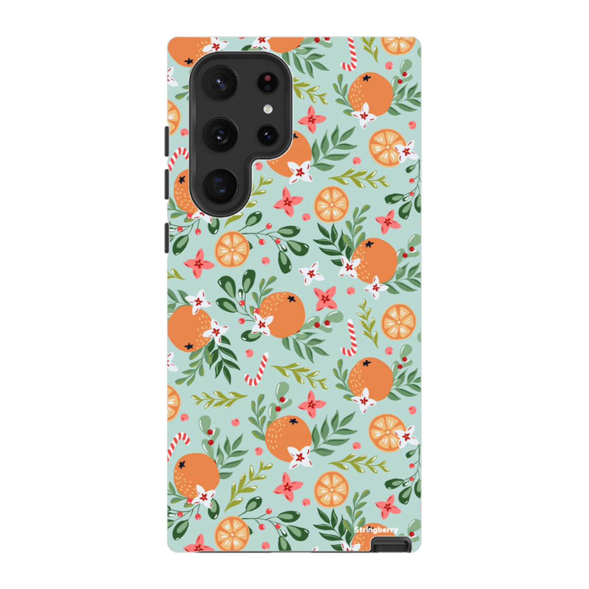 Samsung Tough Case - Oranges and Candy Canes