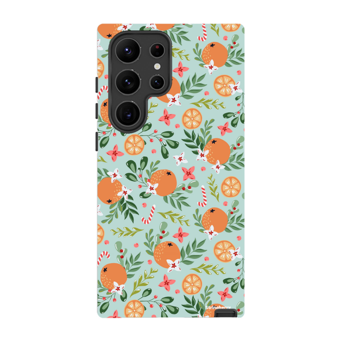 Samsung Tough Case - Oranges and Candy Canes