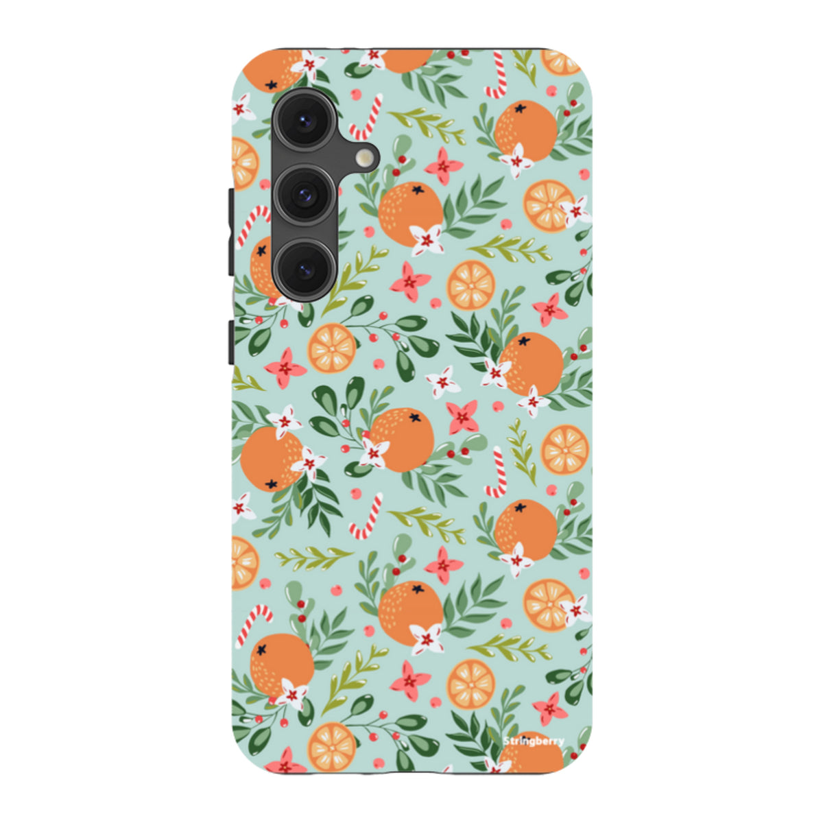 Samsung Tough Case - Oranges and Candy Canes