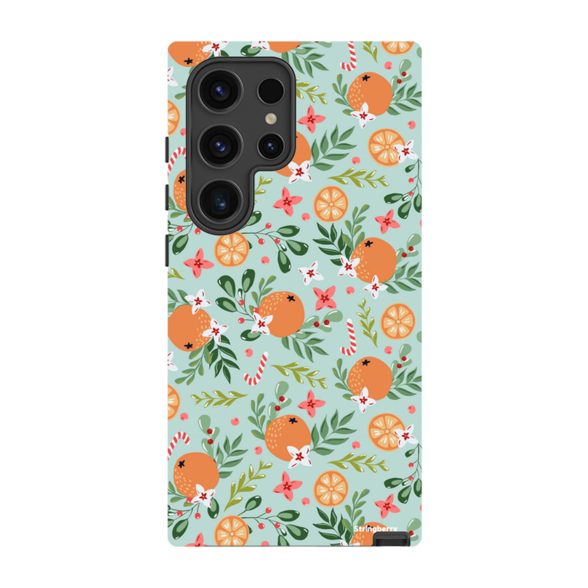 Samsung Tough Case - Oranges and Candy Canes