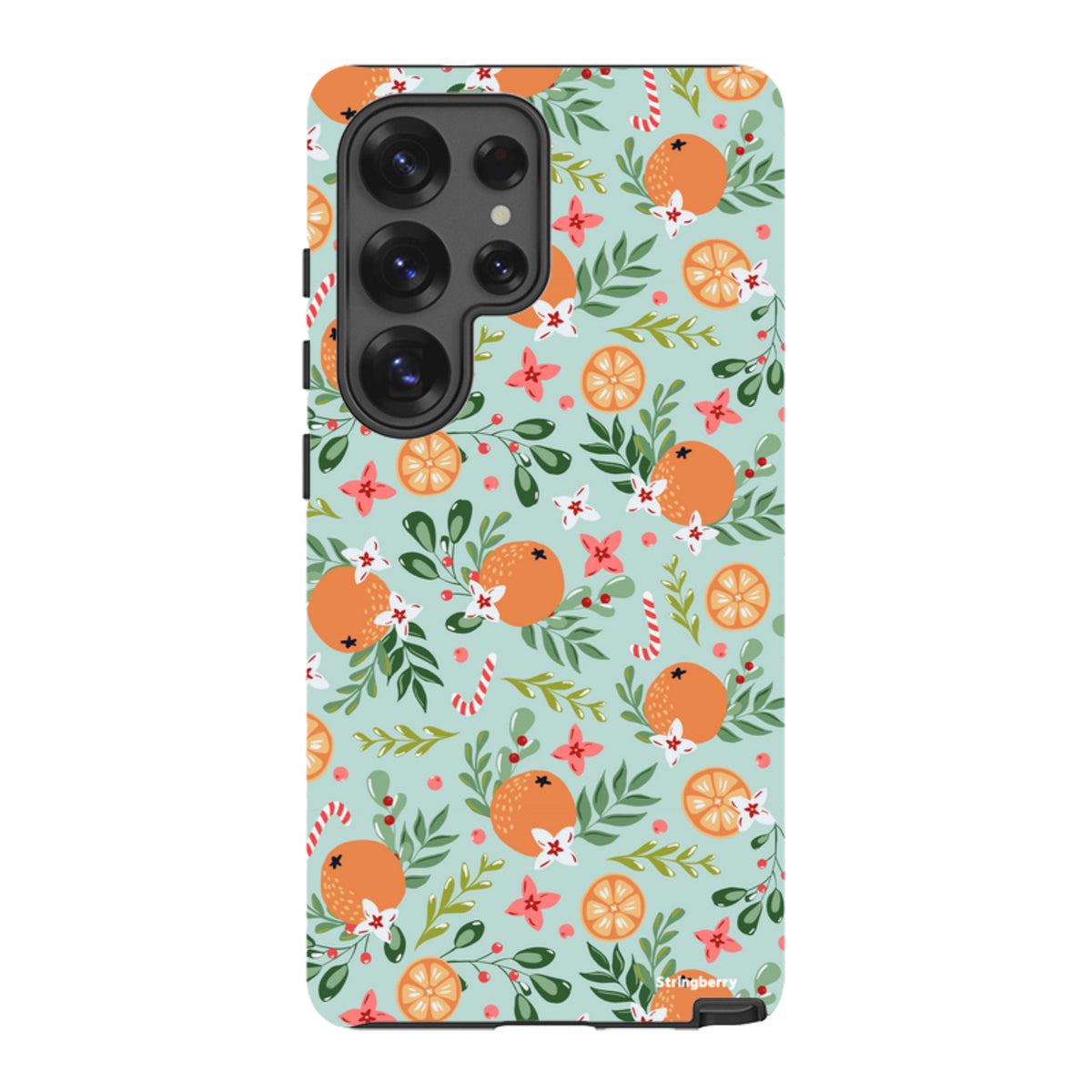 Samsung Tough Case - Oranges and Candy Canes