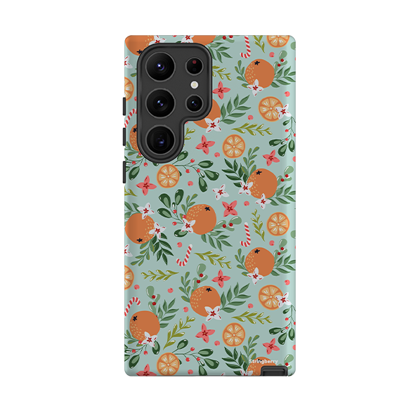Samsung Tough Case - Oranges and Candy Canes