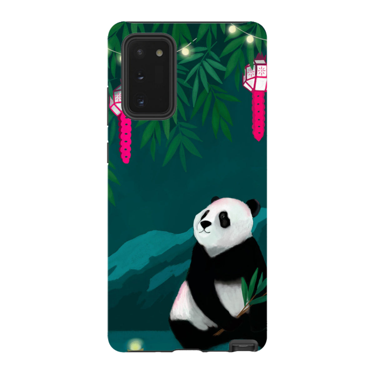 Samsung Tough Case - Panda And Lanterns By Bex Parkin