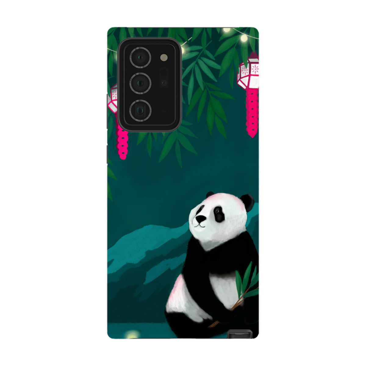 Samsung Tough Case - Panda And Lanterns By Bex Parkin