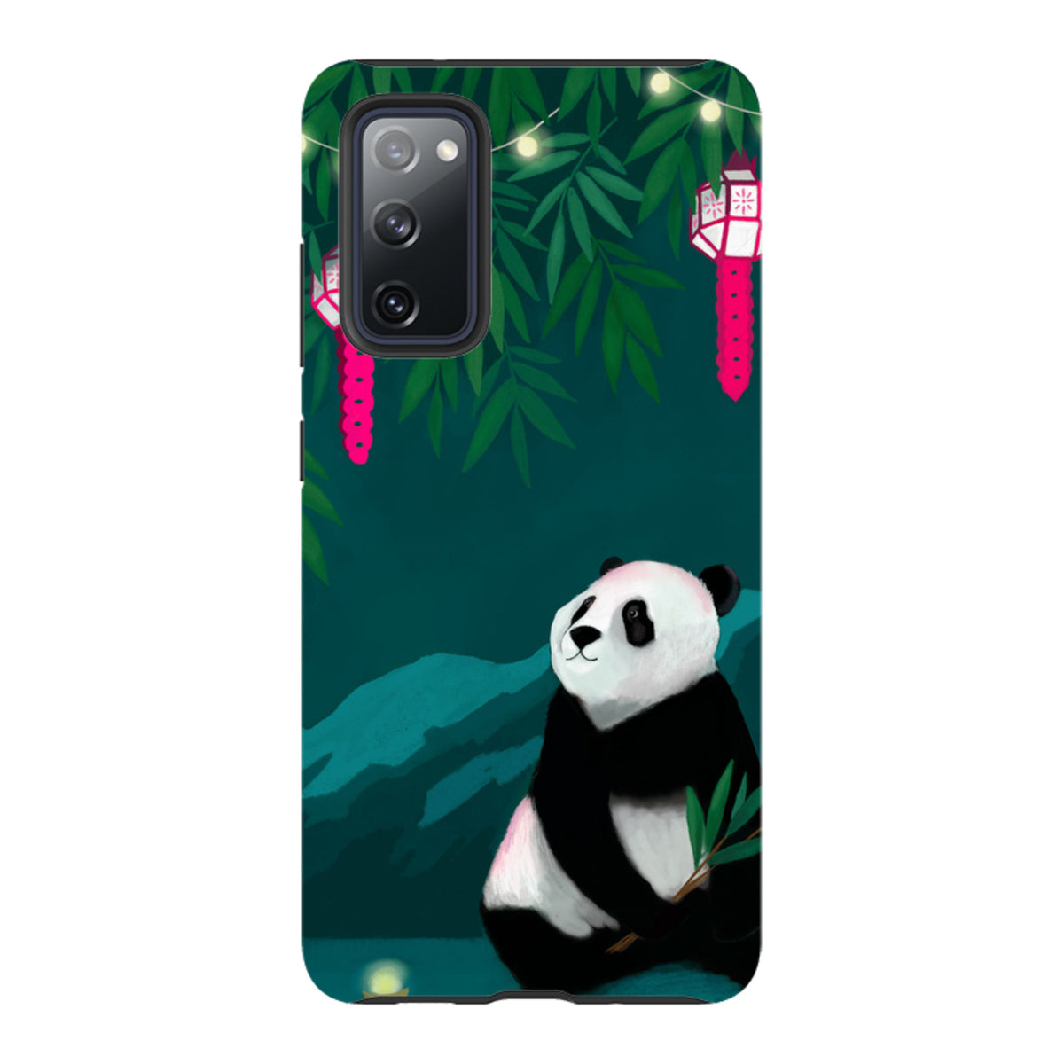 Samsung Tough Case - Panda And Lanterns By Bex Parkin