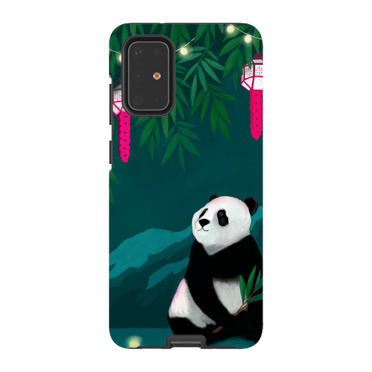 Samsung Tough Case - Panda And Lanterns By Bex Parkin
