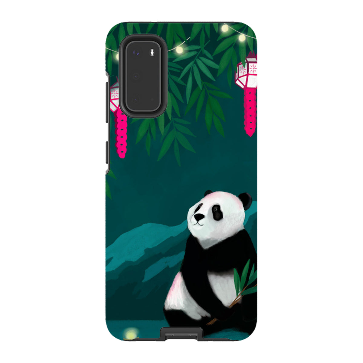 Samsung Tough Case - Panda And Lanterns By Bex Parkin