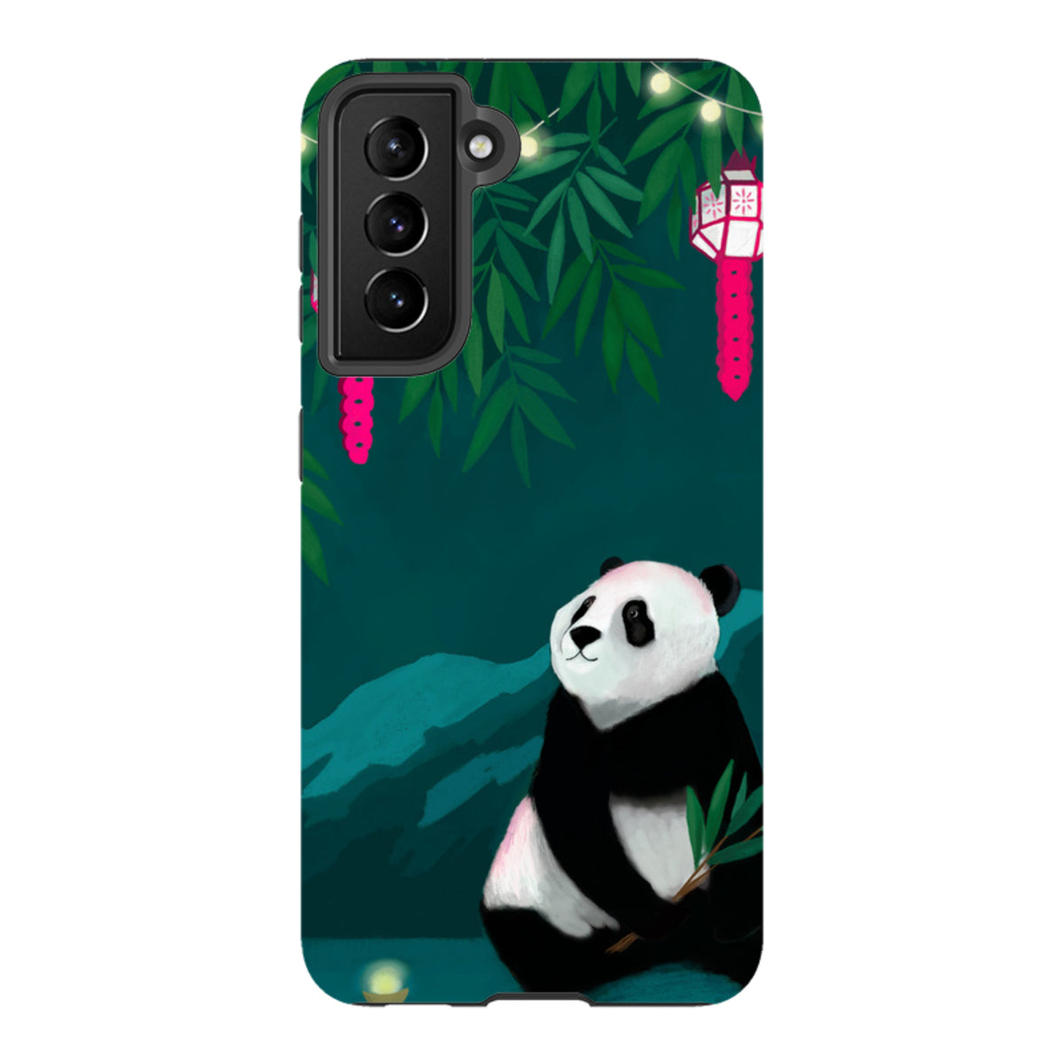 Samsung Tough Case - Panda And Lanterns By Bex Parkin
