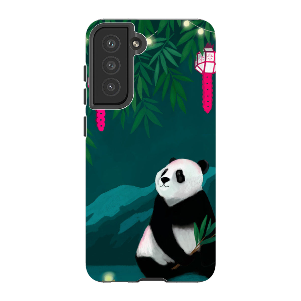 Samsung Tough Case - Panda And Lanterns By Bex Parkin