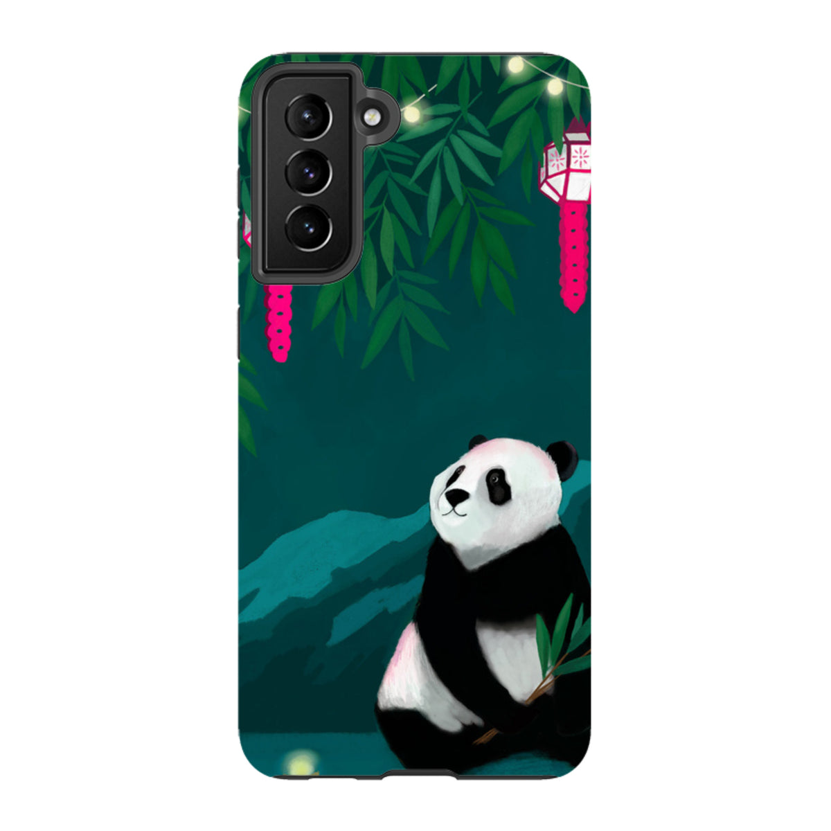 Samsung Tough Case - Panda And Lanterns By Bex Parkin