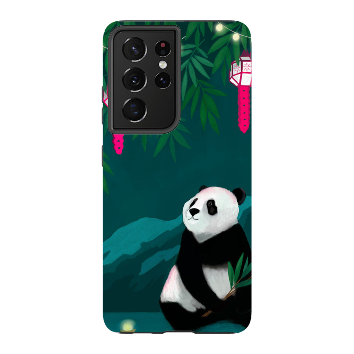 Samsung Tough Case - Panda And Lanterns By Bex Parkin