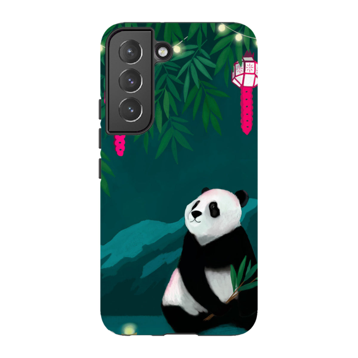 Samsung Tough Case - Panda And Lanterns By Bex Parkin