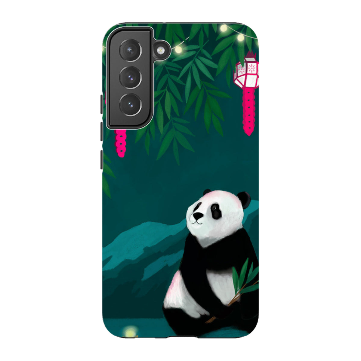 Samsung Tough Case - Panda And Lanterns By Bex Parkin