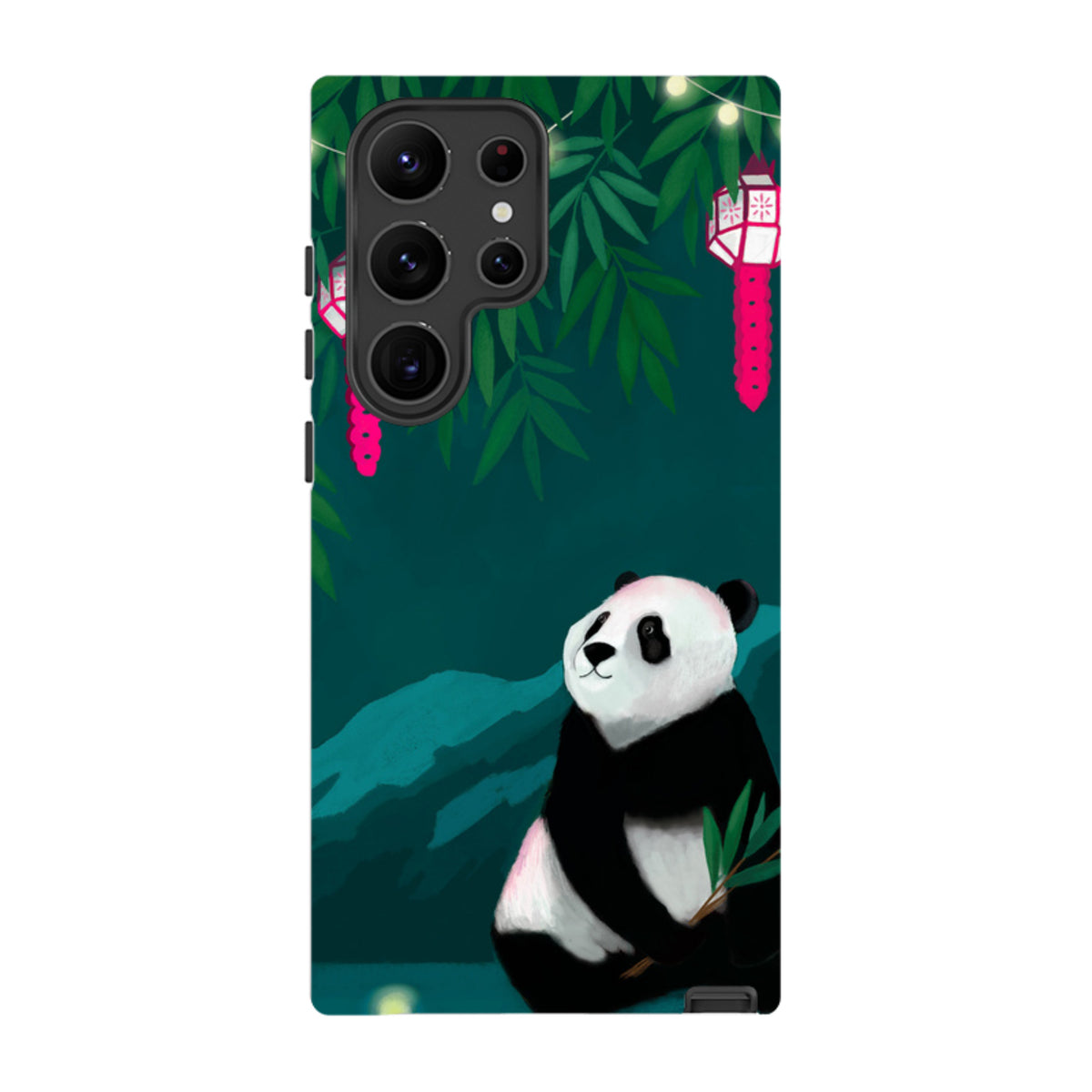 Samsung Tough Case - Panda And Lanterns By Bex Parkin