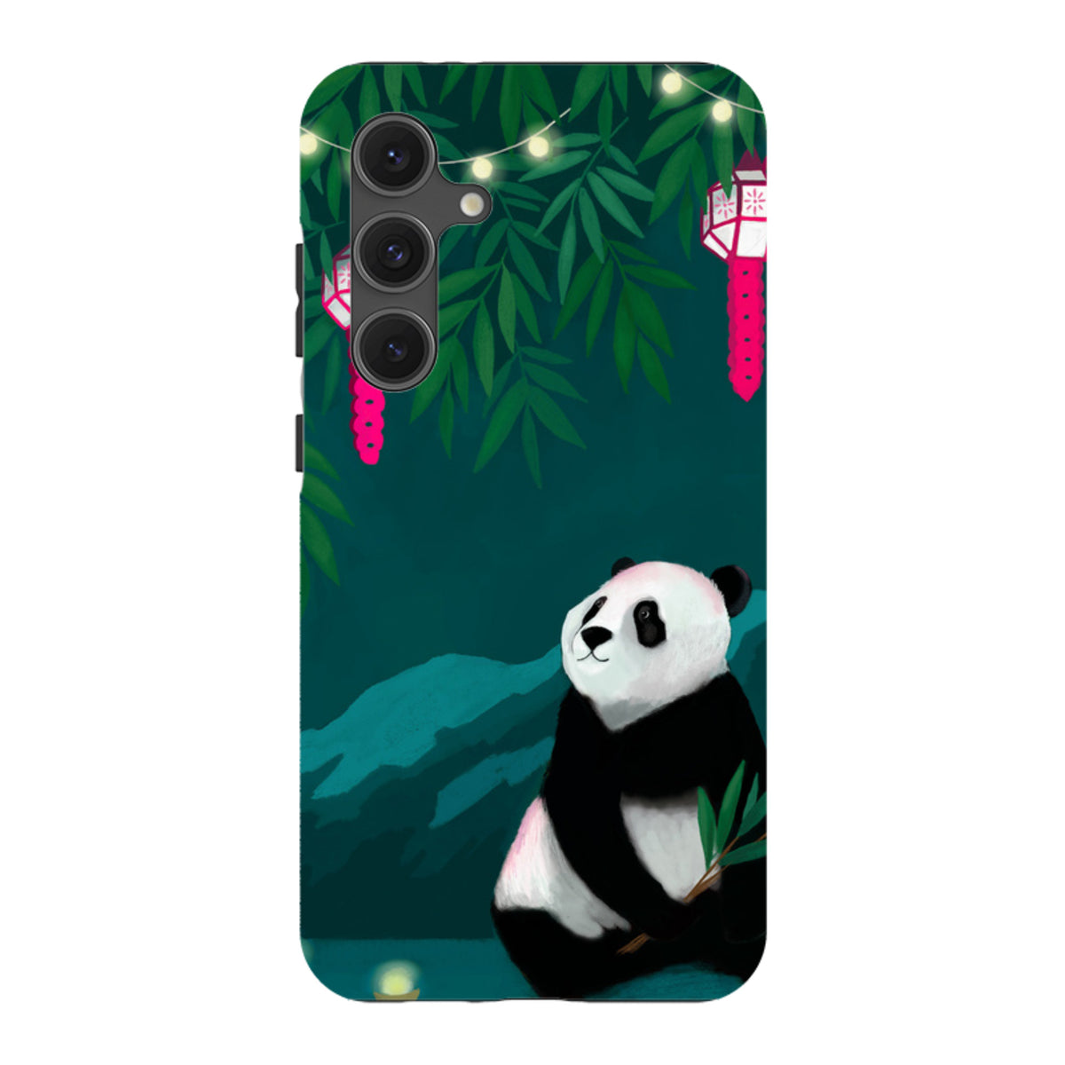Samsung Tough Case - Panda And Lanterns By Bex Parkin
