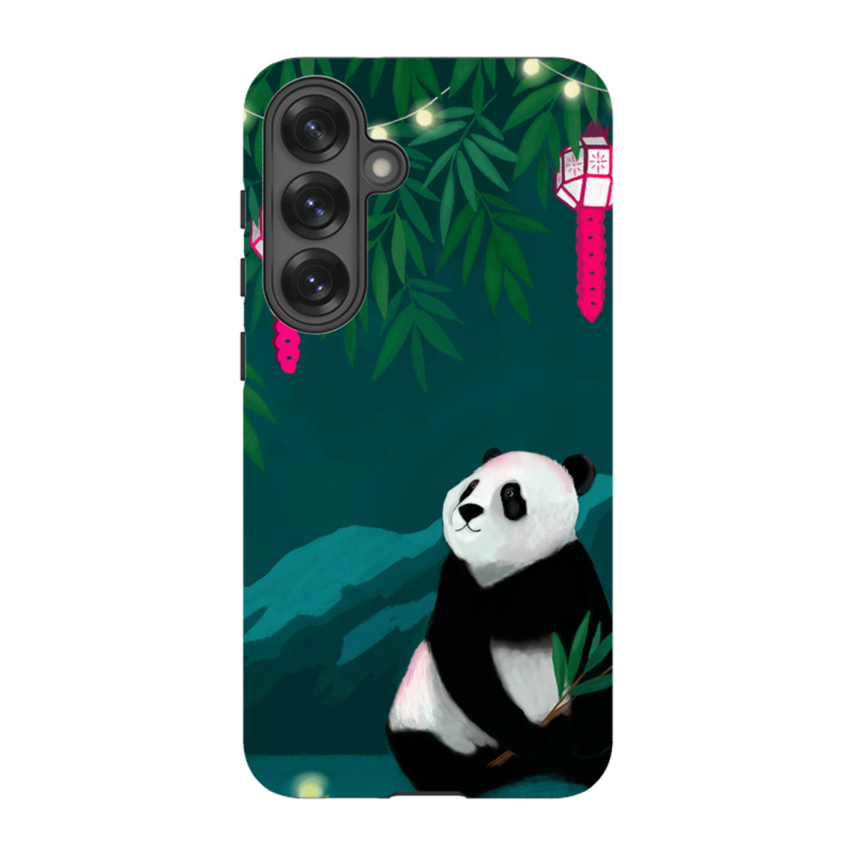 Samsung Tough Case - Panda And Lanterns By Bex Parkin