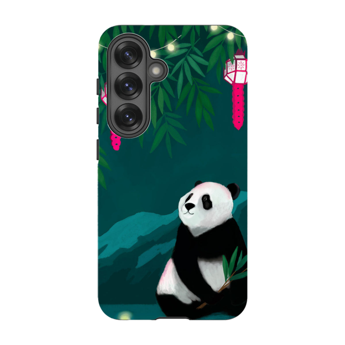 Samsung Tough Case - Panda And Lanterns By Bex Parkin