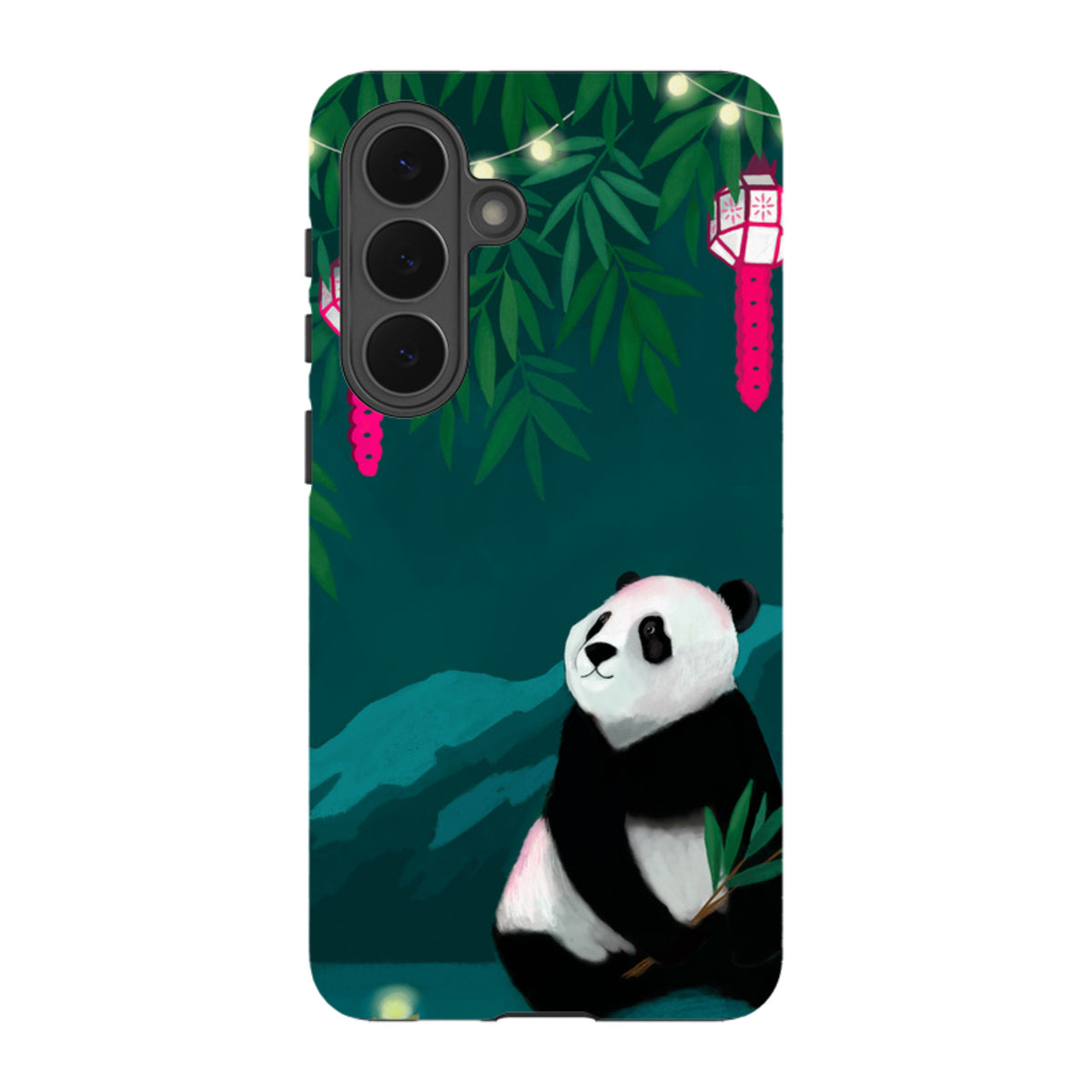 Samsung Tough Case - Panda And Lanterns By Bex Parkin