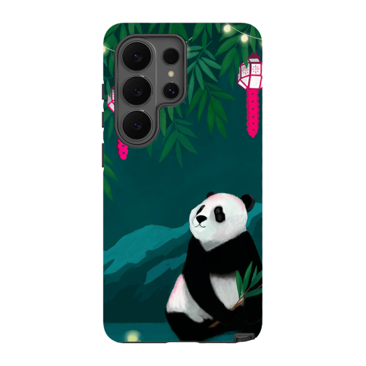 Samsung Tough Case - Panda And Lanterns By Bex Parkin