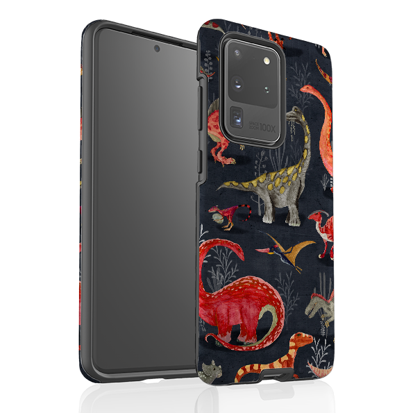 Samsung Tough Case - Parisian Dinosaurs By Katherine Quinn