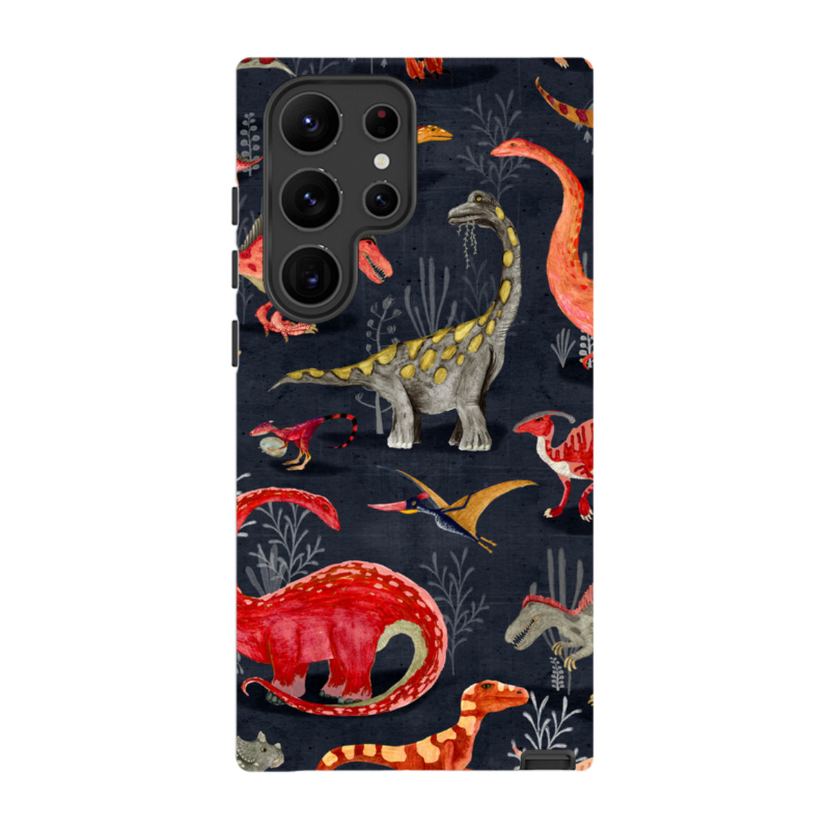 Samsung Tough Case - Parisian Dinosaurs By Katherine Quinn