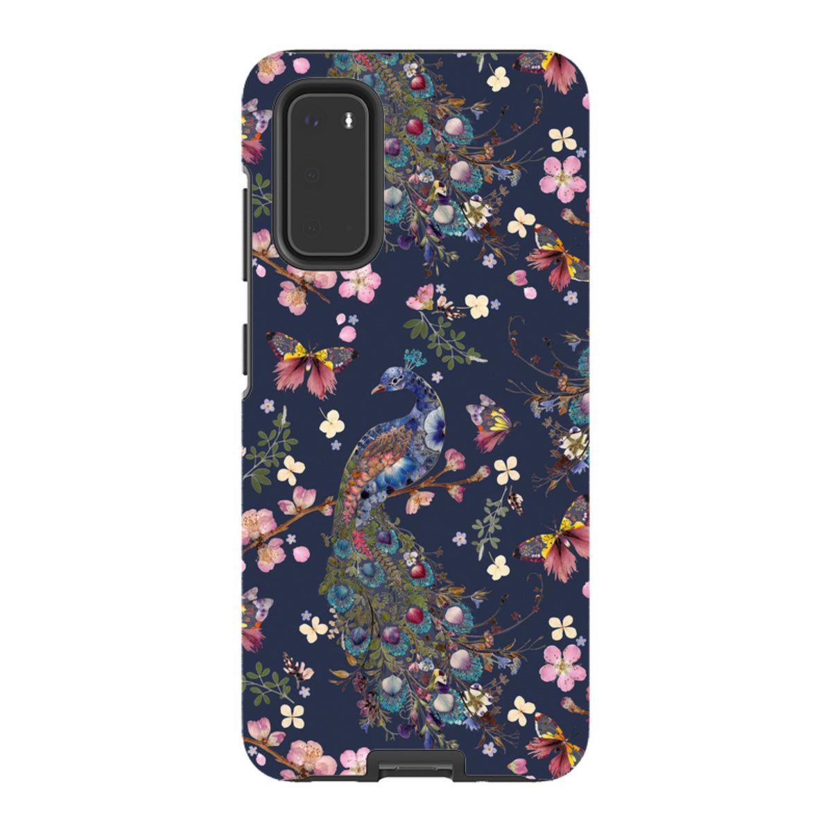 Samsung Tough Case - Peacock and Cherry Blossoms Iris By Helen Ahpornsiri