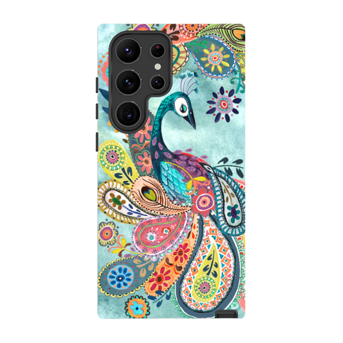 Samsung Tough Case - Peacock Dreams By Caroline Bonne Muller