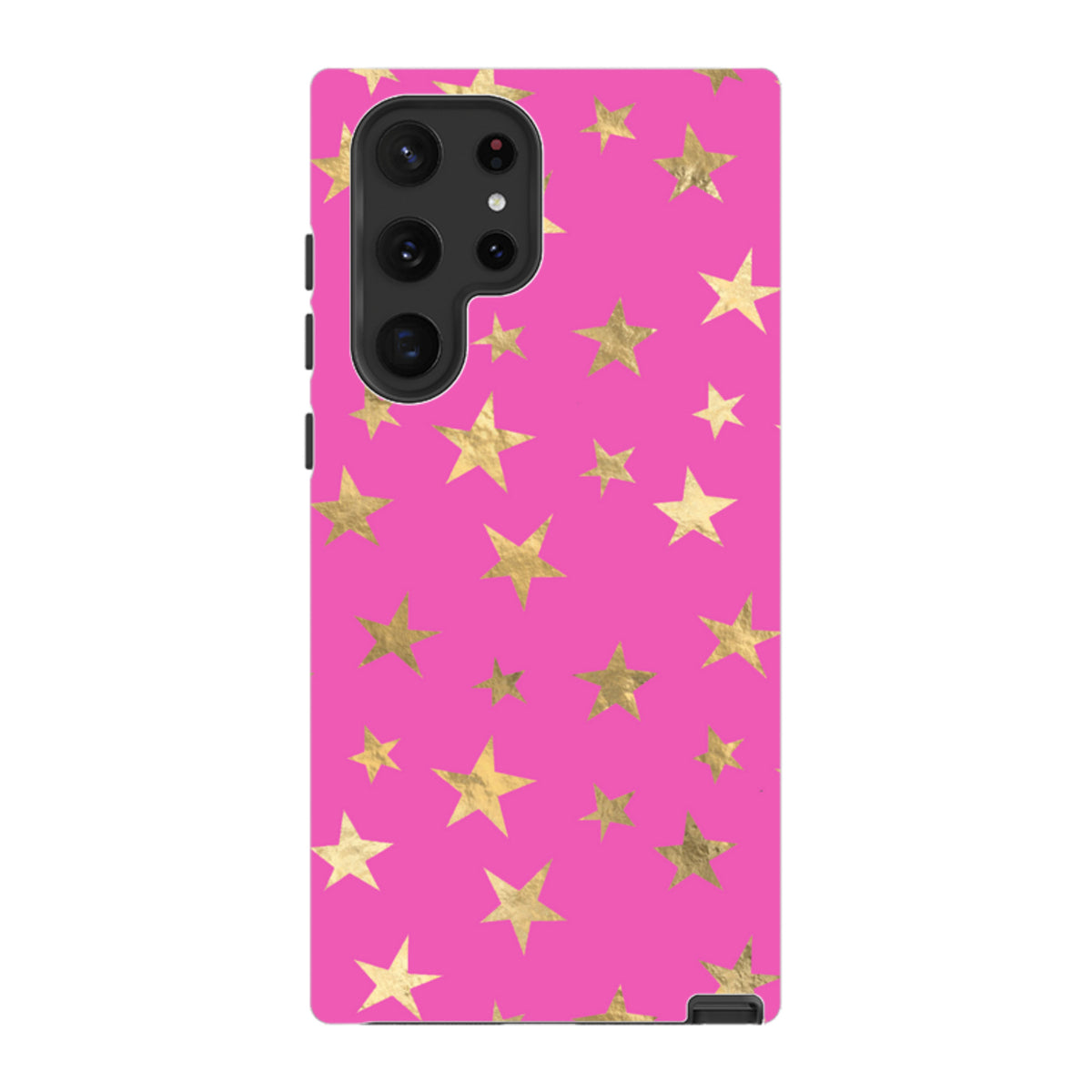Samsung Tough Case - Pink and Gold Stars