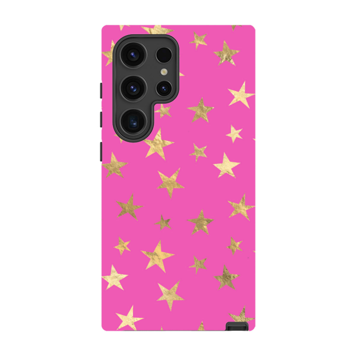 Samsung Tough Case - Pink and Gold Stars