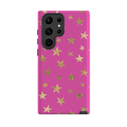 Samsung Tough Case - Pink and Gold Stars