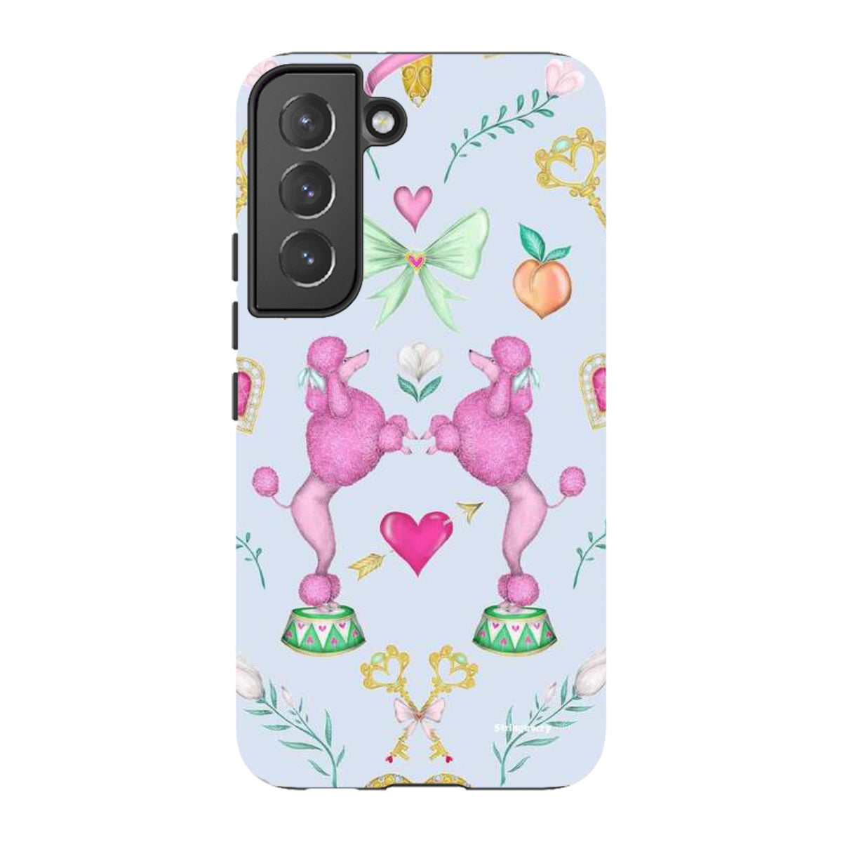Samsung Tough Case - Pink Poodle Parlour Powder By Catherine Rowe