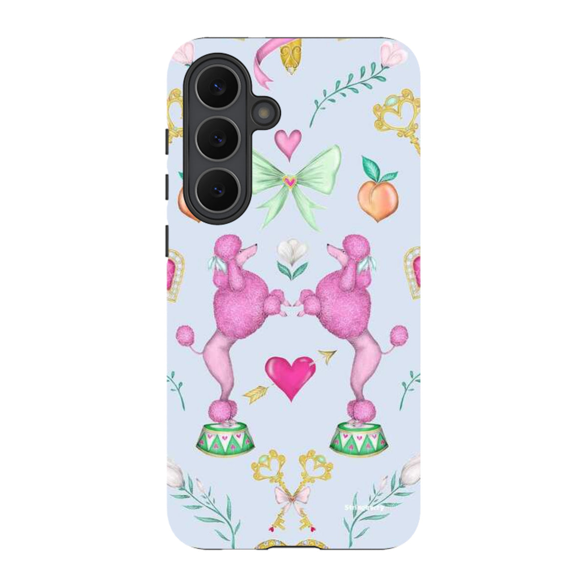 Samsung Tough Case - Pink Poodle Parlour Powder By Catherine Rowe