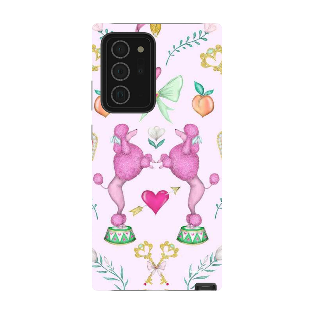Samsung Tough Case - Pink Poodle Parlour Sugar By Catherine Rowe