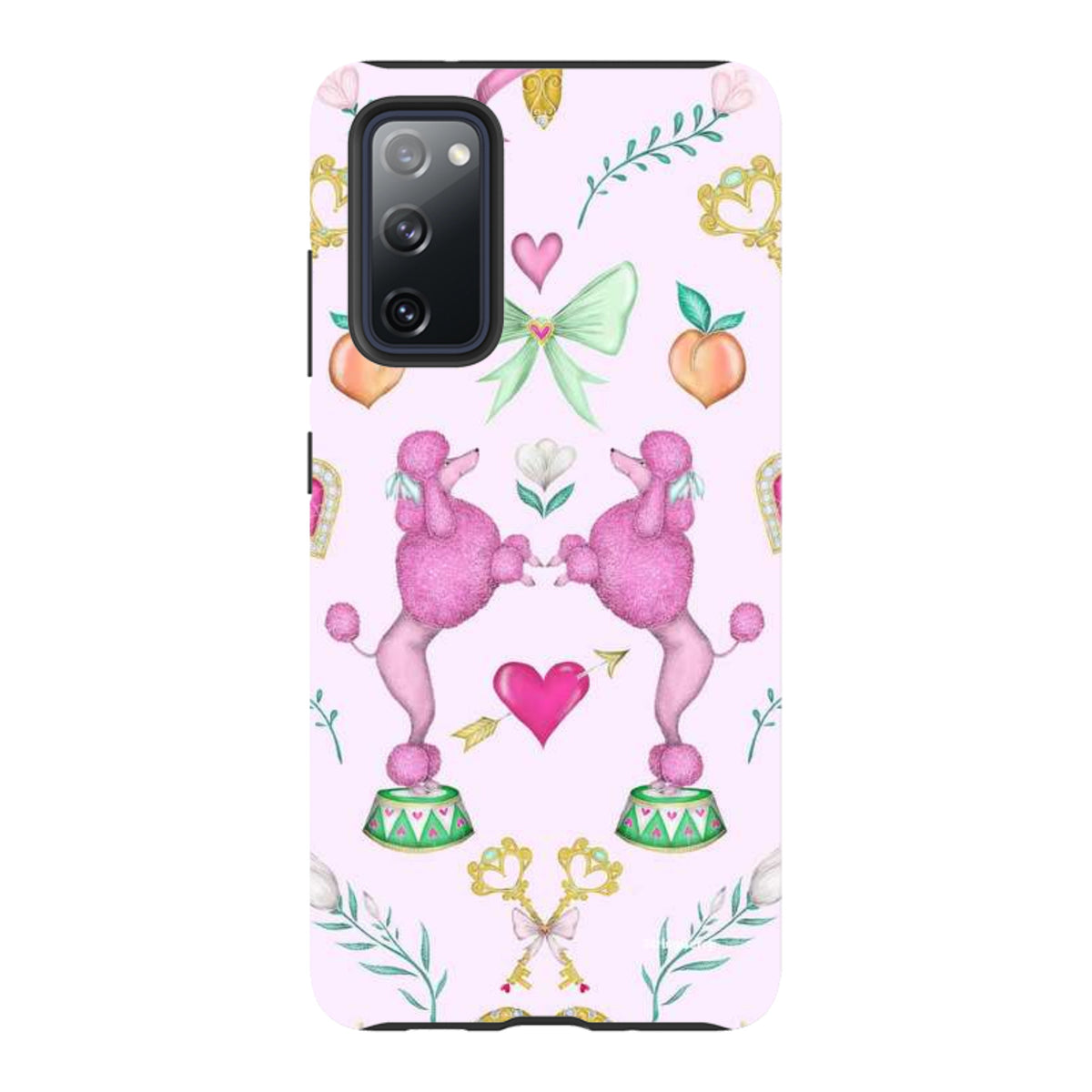 Samsung Tough Case - Pink Poodle Parlour Sugar By Catherine Rowe