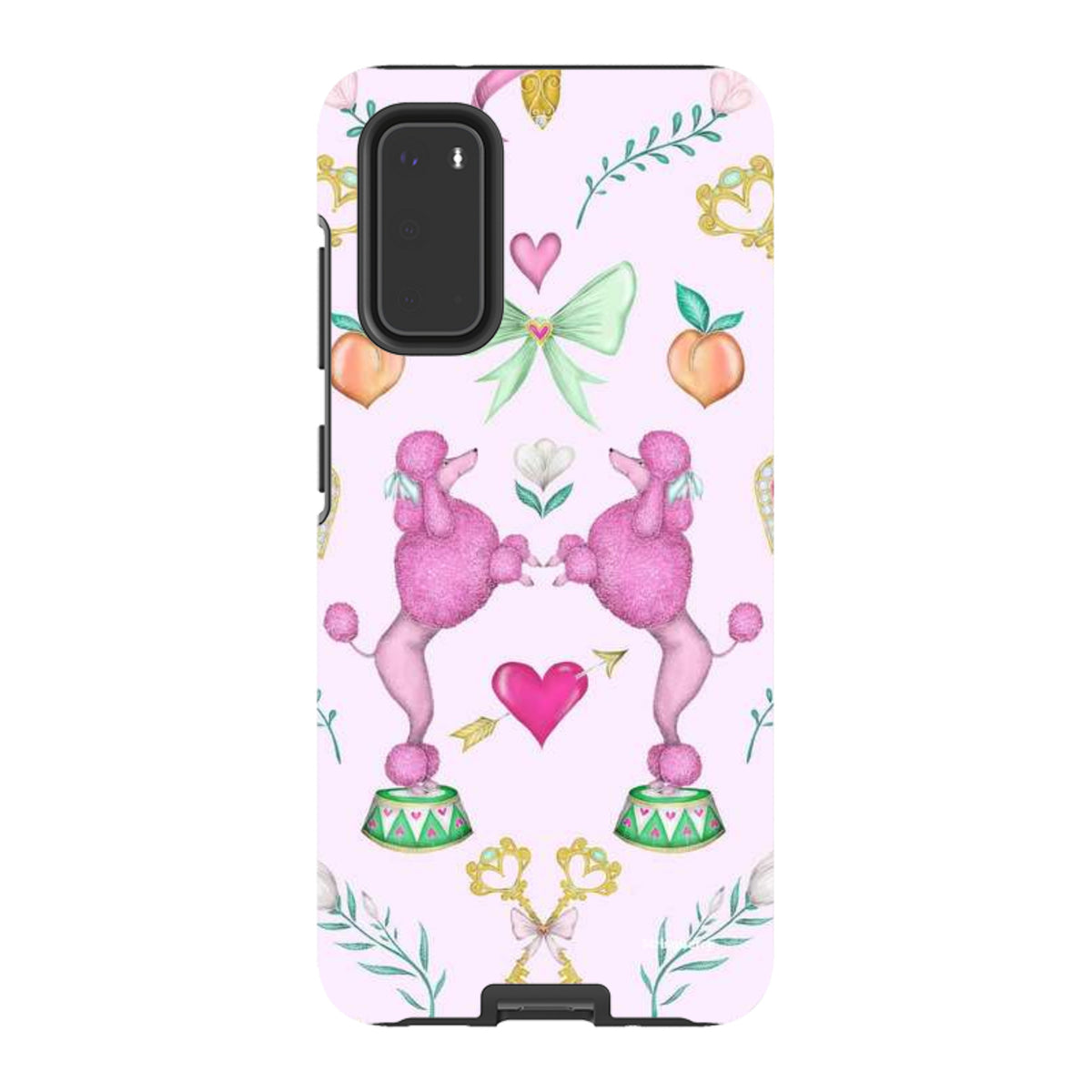 Samsung Tough Case - Pink Poodle Parlour Sugar By Catherine Rowe