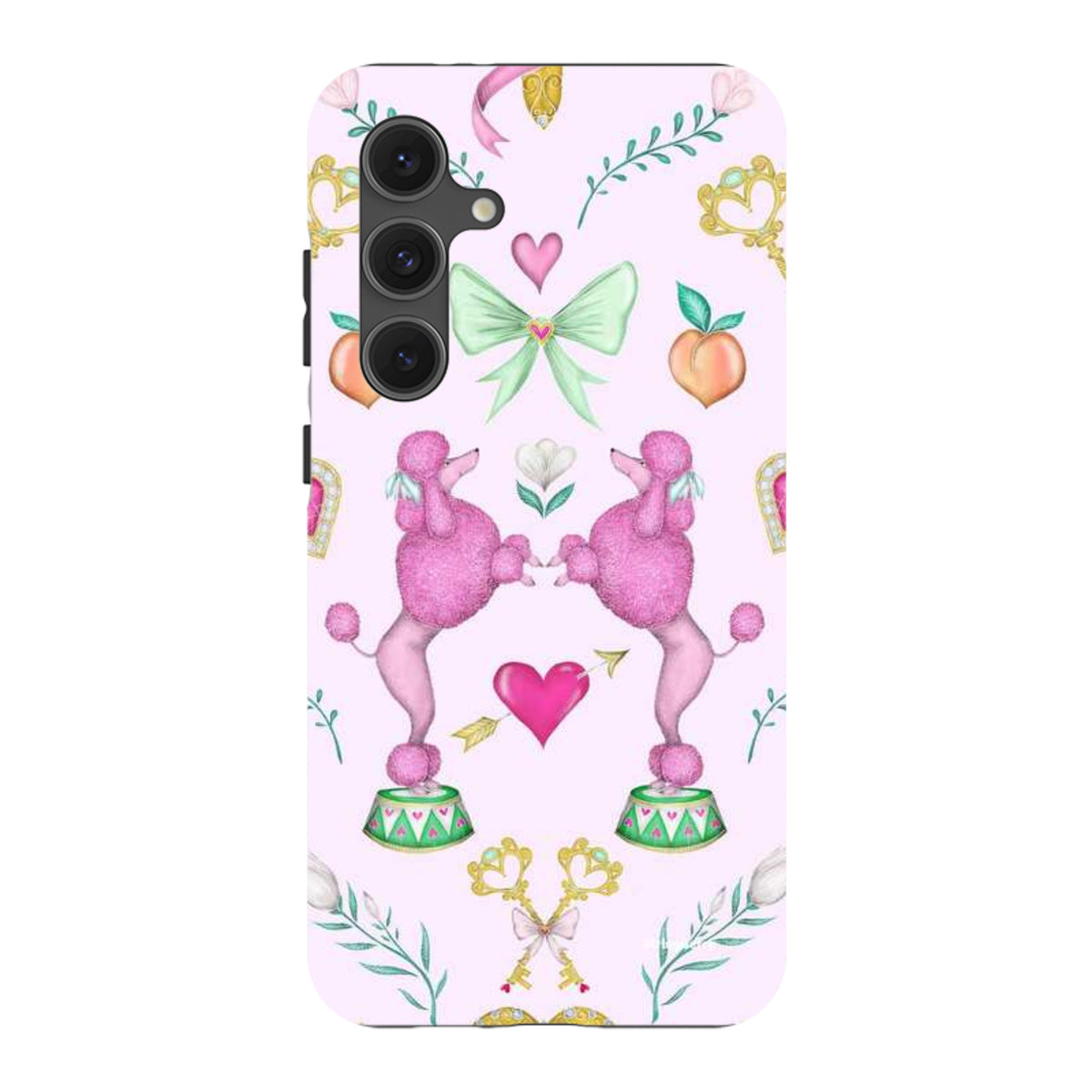 Samsung Tough Case - Pink Poodle Parlour Sugar By Catherine Rowe